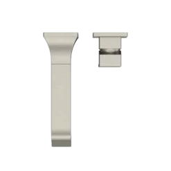 TOTO GC 1.2 GPM Wall-Mount Single-Handle Long Bathroom Faucet with COMFORT GLIDE Technology, Brushed Nickel, Brass, TLG08308U#BN