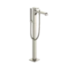 TOTO GC Single-Handle Free Standing Tub Filler with Handshower, Brushed Nickel, Brass, TBG08306U#BN