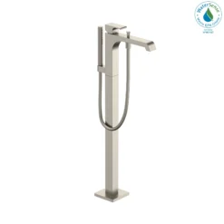TOTO GC Single-Handle Free Standing Tub Filler with Handshower, Brushed Nickel, Brass, TBG08306U#BN