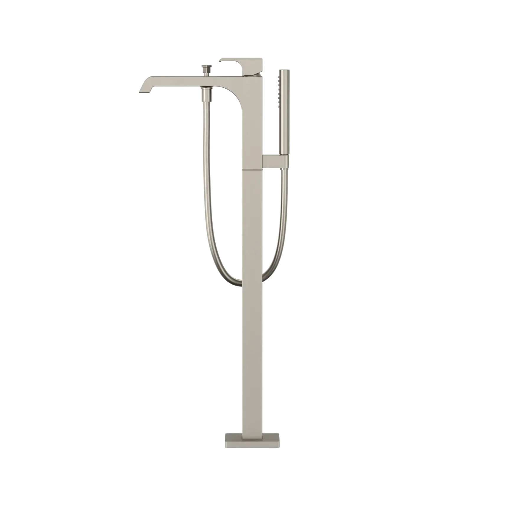 TOTO GC Single-Handle Free Standing Tub Filler with Handshower, Brushed Nickel, Brass, TBG08306U#BN