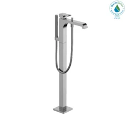 TOTO GC Single-Handle Free Standing Tub Filler with Handshower, Polished Chrome, Brass, TBG08306U#CP