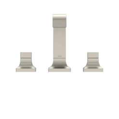 TOTO GC Two-Handle Deck-Mount Roman Tub Filler Trim, Brushed Nickel, Brass, TBG08201U#BN