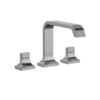 TOTO GC Two-Handle Deck-Mount Roman Tub Filler Trim, Polished Chrome Nickel, Brass, TBG08201U#CP