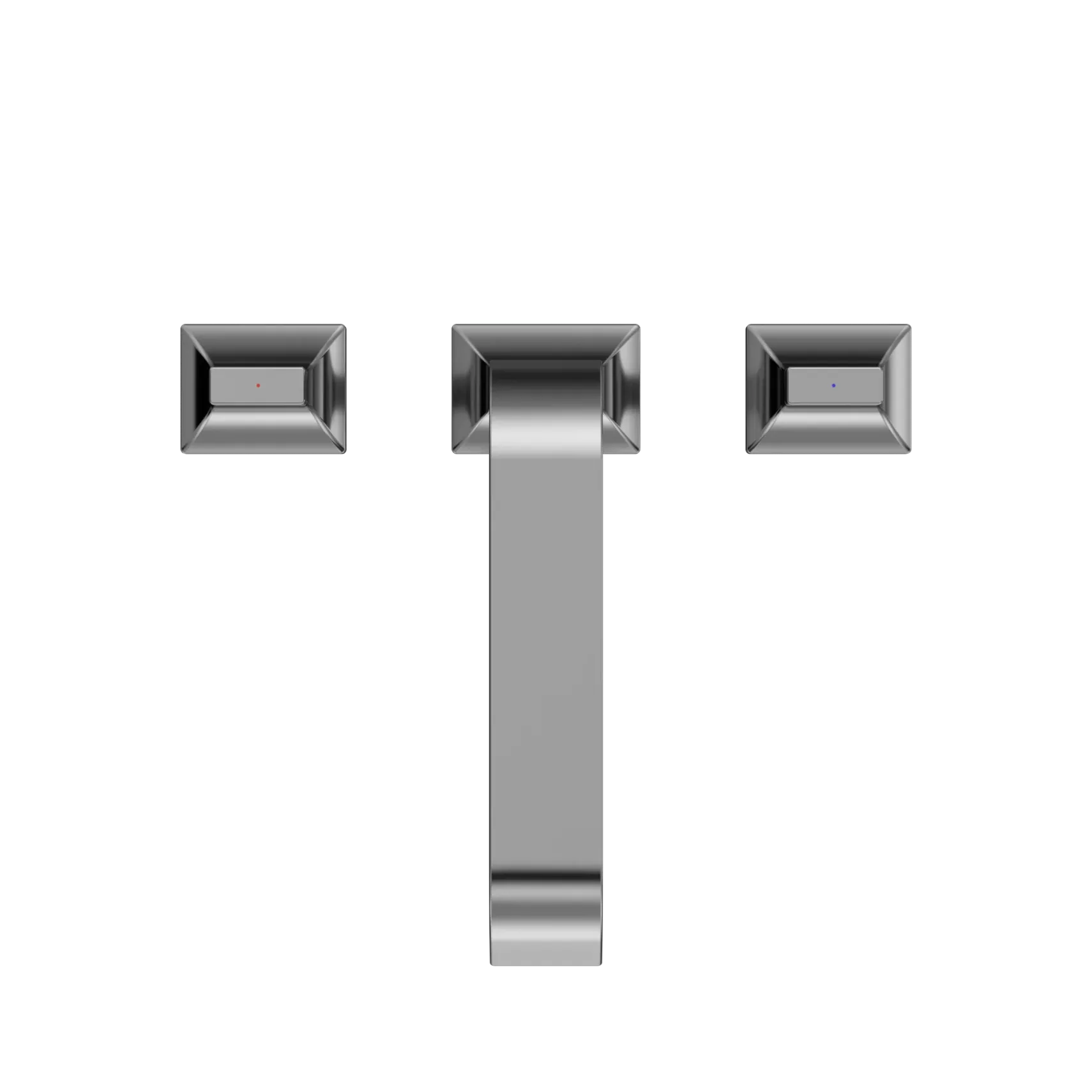 TOTO GC Two-Handle Deck-Mount Roman Tub Filler Trim, Polished Chrome Nickel, Brass, TBG08201U#CP