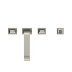 TOTO GC Two-Handle Deck-Mount Roman Tub Filler Trim with Handshower, Brushed Nickel, Brass, TBG08202U#BN