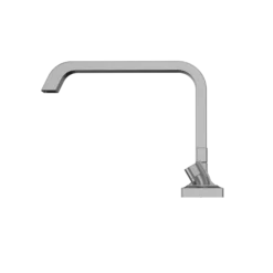 TOTO GC Two-Handle Deck-Mount Roman Tub Filler Trim with Handshower, Polished Chrome, Brass, TBG08202U#CP