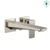TOTO GE 1.2 GPM Wall-Mount Single-Handle Long Bathroom Faucet with COMFORT GLIDE Technology, Polished Nickel, Brass, TLG07308U#PN