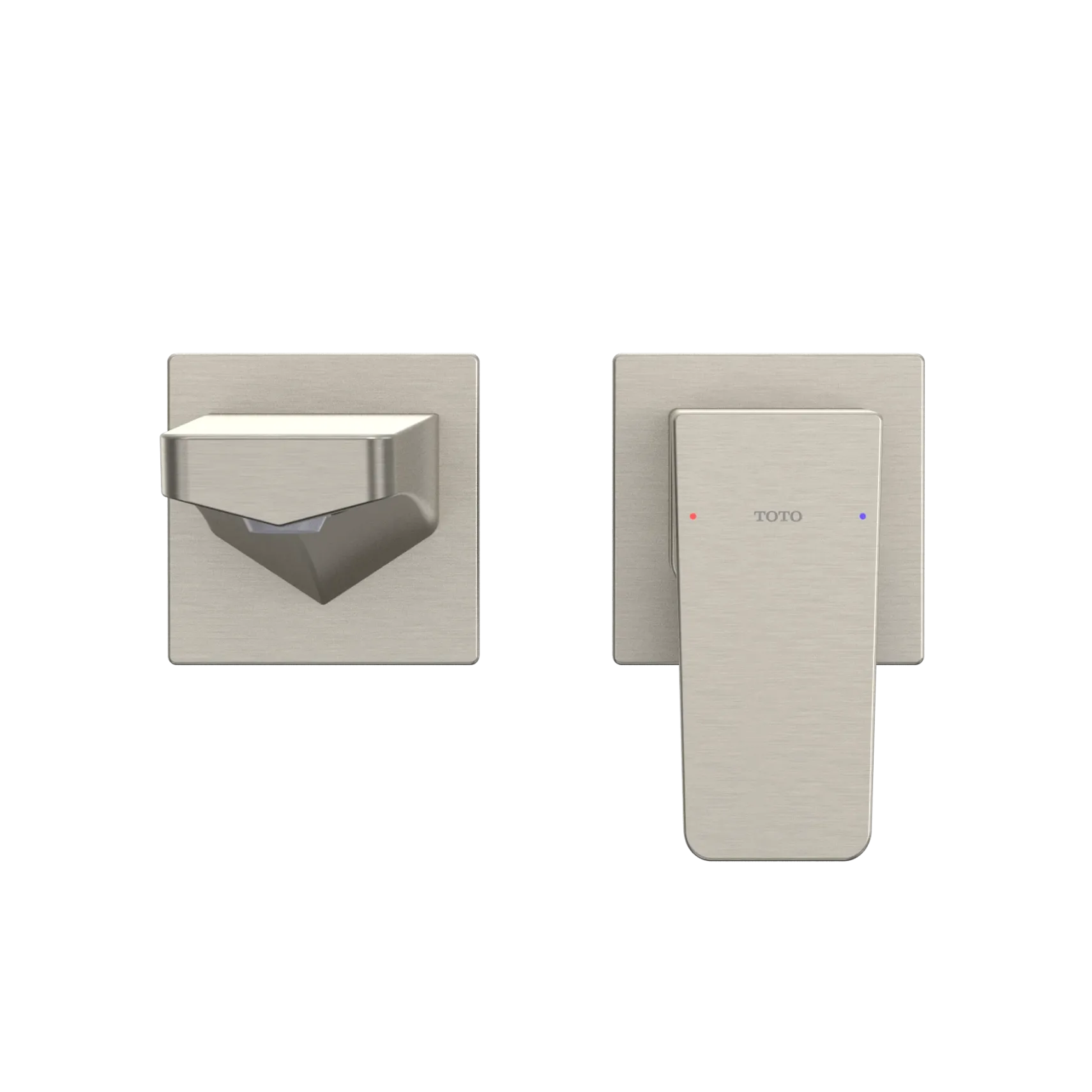 TOTO GE 1.2 GPM Wall-Mount Single-Handle Long Bathroom Faucet with COMFORT GLIDE Technology, Brushed Nickel, Brass, TLG07308U#BN
