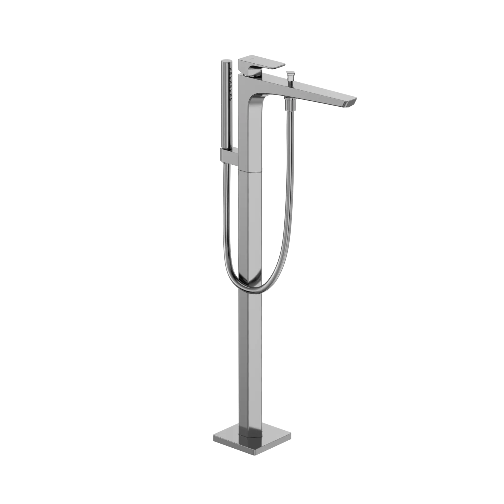 TOTO GE Single-Handle Free Standing Tub Filler with Handshower, Polished Chrome, Brass, TBG07306U#CP