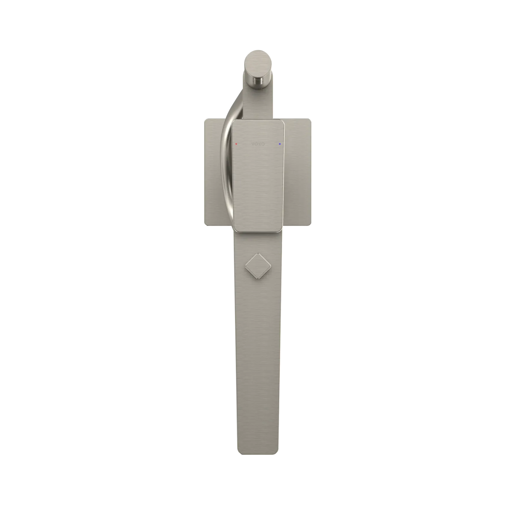 TOTO GE Single-Handle Free Standing Tub Filler with Handshower, Brushed Nickel, Brass, TBG07306U#BN
