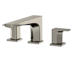 TOTO GE Two-Handle Deck-Mount Roman Tub Filler Trim, Polished Nickel, Brass, TBG07201U#PN