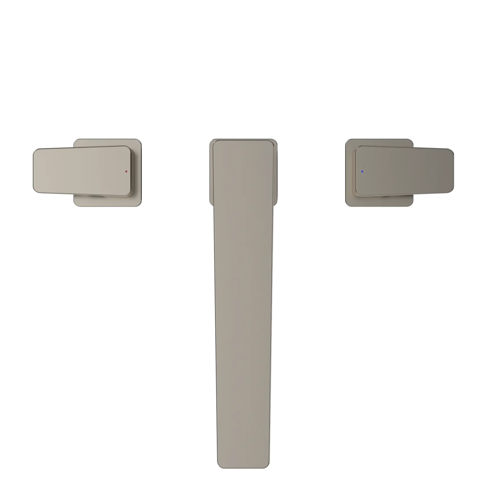 TOTO GE Two-Handle Deck-Mount Roman Tub Filler Trim, Polished Nickel, Brass, TBG07201U#PN