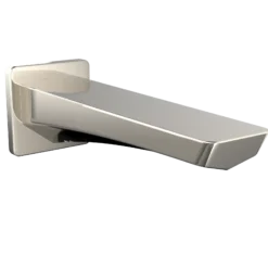 TOTO GE Wall Tub Spout, Polished Nickel, Brass, TBG07001U#PN