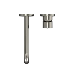 TOTO GF 1.2 GPM Wall-Mount Single-Handle Long Bathroom Faucet with COMFORT GLIDE Technology, Polished Nickel, Brass, TLG11308U#PN