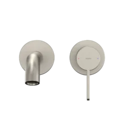 TOTO GF 1.2 GPM Wall-Mount Single-Handle Long Bathroom Faucet with COMFORT GLIDE Technology, Brushed Nickel, Brass, TLG11308U#BN