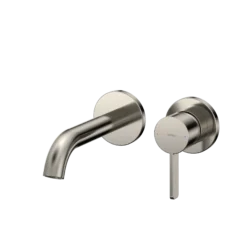 TOTO GF 1.2 GPM Wall-Mount Single-Handle Bathroom Faucet with COMFORT GLIDE Technology, Polished Nickel, Brass, TLG11307U#PN