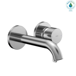 TOTO GF 1.2 GPM Wall-Mount Single-Handle Bathroom Faucet with COMFORT GLIDE Technology, Polished Chrome, Brass, TLG11307U#CP