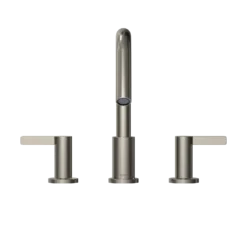TOTO GF Two Lever Handle Deck-Mount Roman Tub Filler Trim, Polished Nickel, Brass, TBG11201UA#PN