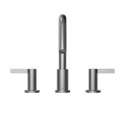 TOTO GF Two Lever Handle Deck-Mount Roman Tub Filler Trim, Polished Chrome, Brass, TBG11201UA#CP
