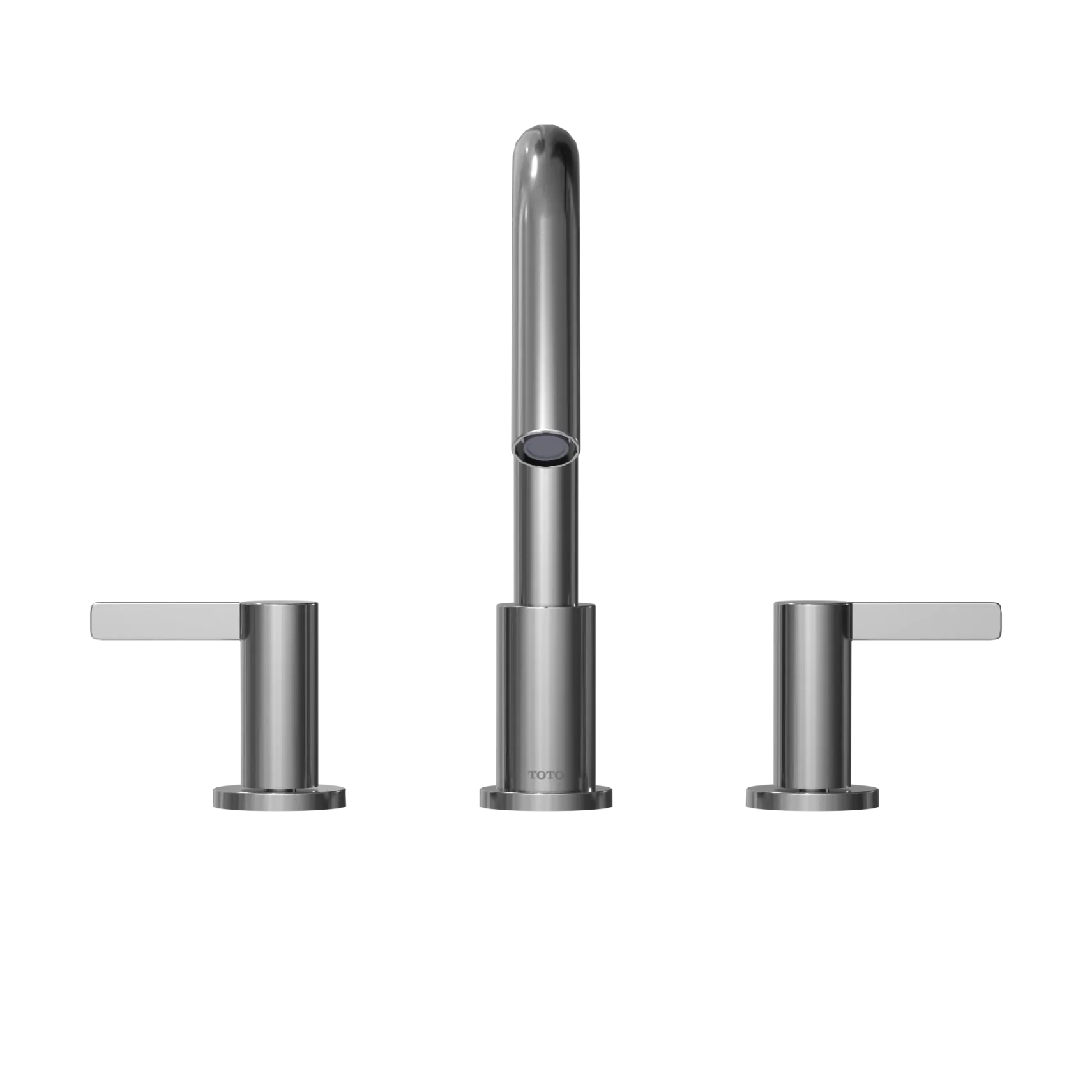 TOTO GF Two Lever Handle Deck-Mount Roman Tub Filler Trim, Polished Chrome, Brass, TBG11201UA#CP