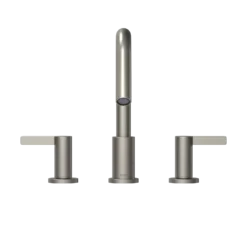 TOTO GF Two Lever Handle Deck-Mount Roman Tub Filler Trim, Brushed Nickel, Brass, TBG11201UA#BN