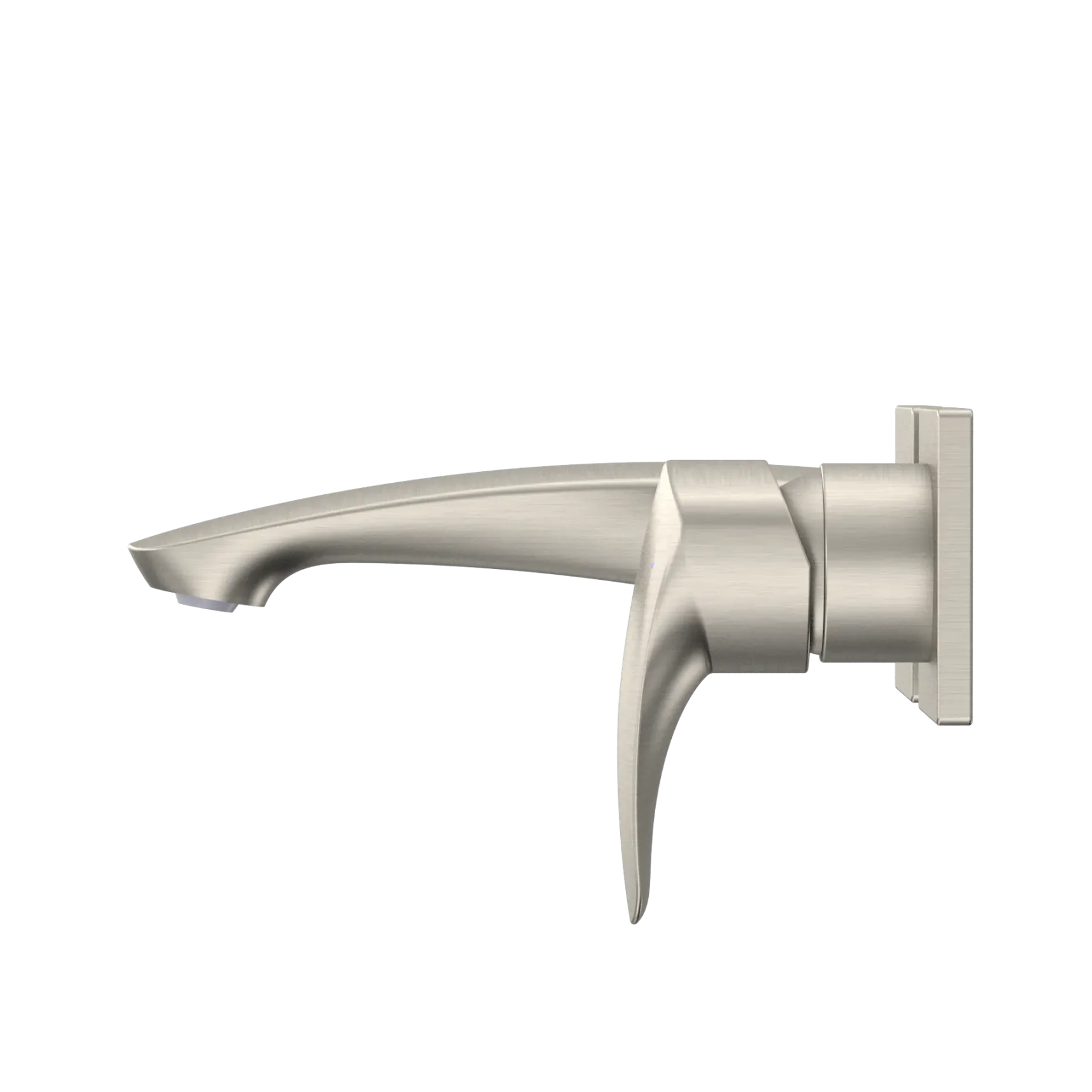TOTO GM 1.2 GPM Wall-Mount Single-Handle Bathroom Faucet with COMFORT GLIDE Technology, Brushed Nickel, Brass, TLG09307U#BN