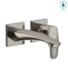 TOTO GM 1.2 GPM Wall-Mount Single-Handle Bathroom Faucet with COMFORT GLIDE Technology, Polished Nickel, Brass, TLG09307U#PN