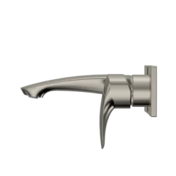 TOTO GM 1.2 GPM Wall-Mount Single-Handle Bathroom Faucet with COMFORT GLIDE Technology, Polished Nickel, Brass, TLG09307U#PN