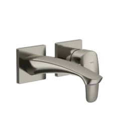 TOTO GM 1.2 GPM Wall-Mount Single-Handle Bathroom Faucet with COMFORT GLIDE Technology, Polished Nickel, Brass, TLG09307U#PN