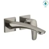 TOTO GM 1.2 GPM Wall-Mount Single-Handle Long Bathroom Faucet with COMFORT GLIDE Technology, Polished Nickel, Brass, TLG09308U#PN