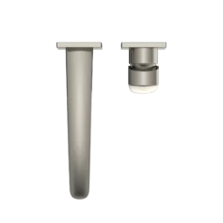 TOTO GM 1.2 GPM Wall-Mount Single-Handle Long Bathroom Faucet with COMFORT GLIDE Technology, Polished Nickel, Brass, TLG09308U#PN