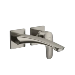 TOTO GM 1.2 GPM Wall-Mount Single-Handle Long Bathroom Faucet with COMFORT GLIDE Technology, Polished Nickel, Brass, TLG09308U#PN