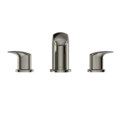 TOTO GM Two-Handle Deck-Mount Roman Tub Filler Trim, Polished Nickel, Brass, TBG09201U#PN