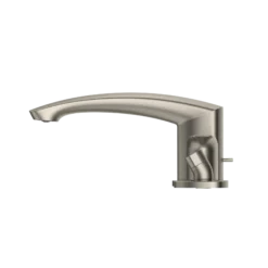 TOTO GM Two-Handle Deck-Mount Roman Tub Filler Trim with Handshower, Brushed Nickel, Brass, TBG09202U#BN