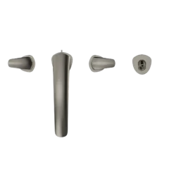 TOTO GM Two-Handle Deck-Mount Roman Tub Filler Trim with Handshower, Polished Nickel, Brass, TBG09202U#PN