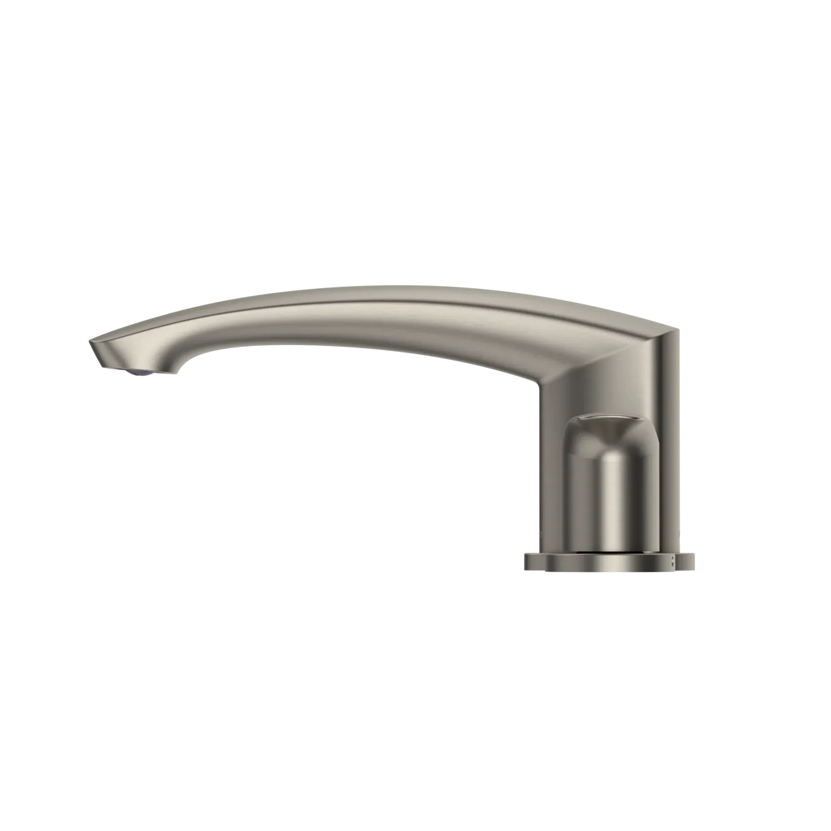 TOTO GM Two-Handle Deck-Mount Roman Tub Filler Trim, Brushed Nickel, Brass, TBG09201U#BN
