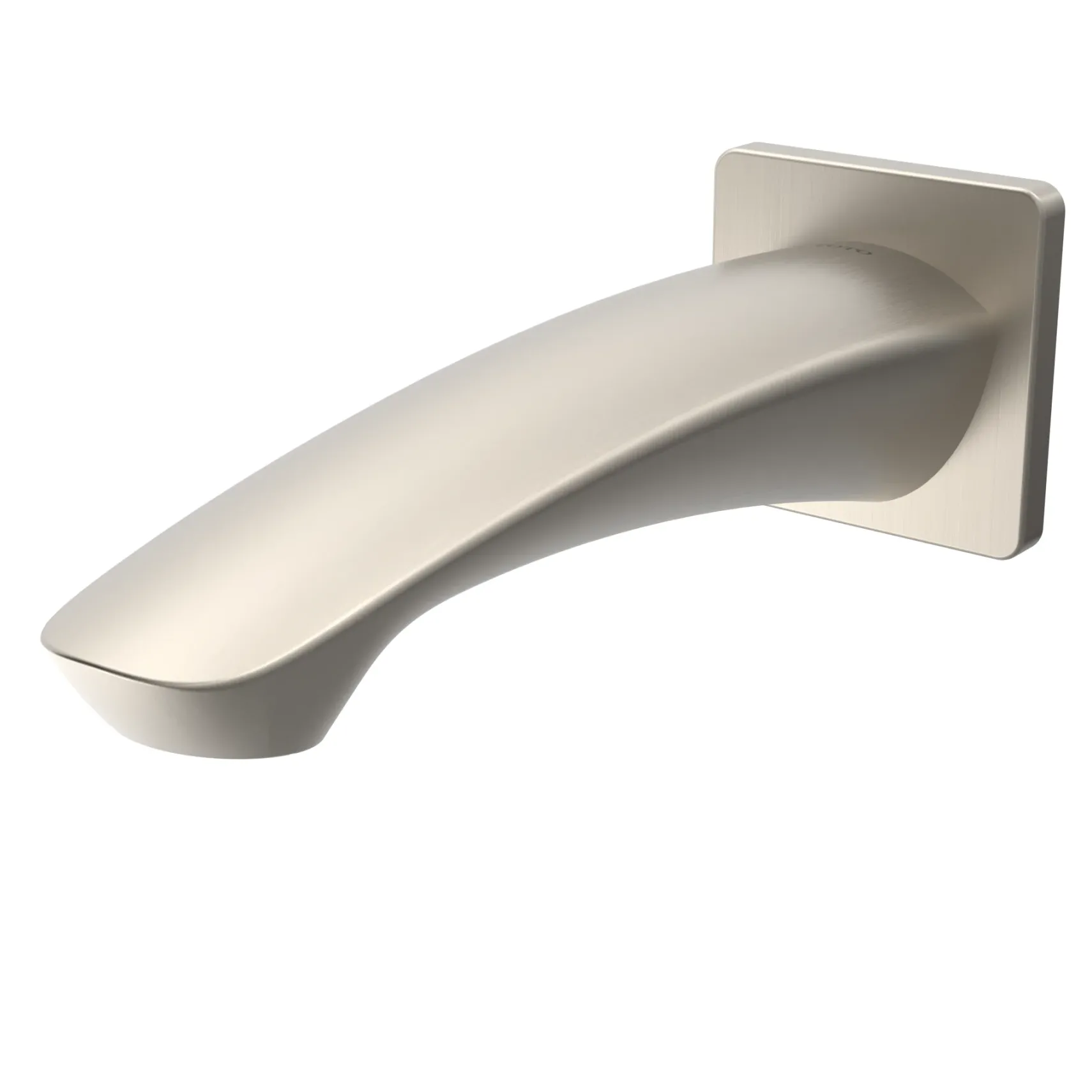 TOTO GM Wall Tub Spout, Brushed Nickel, Brass, TBG09001U#BN