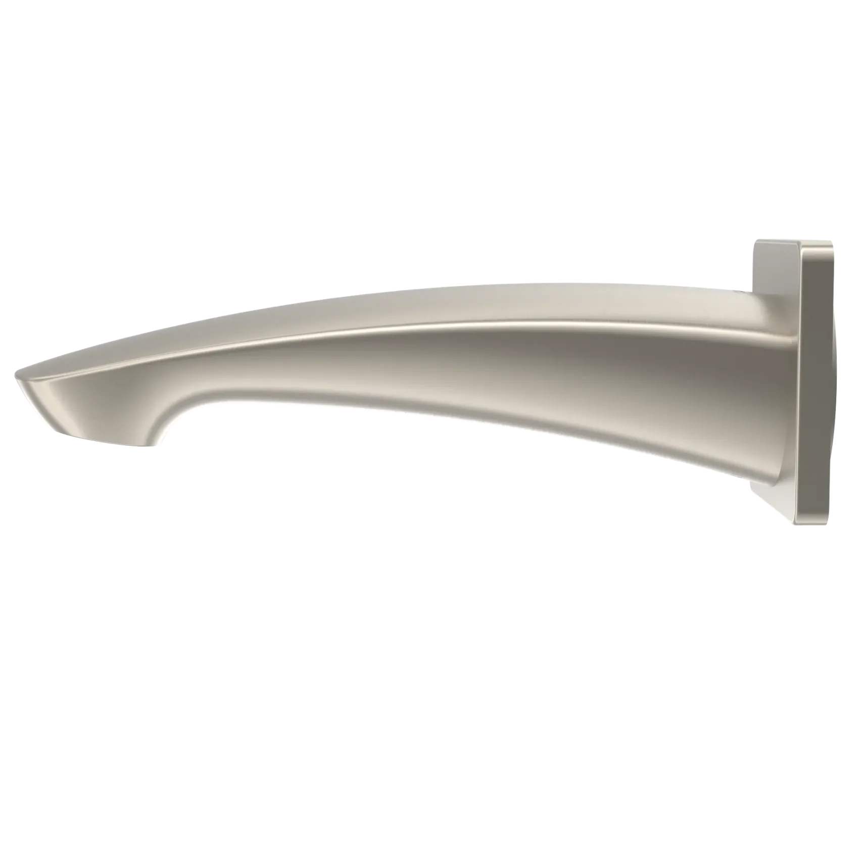 TOTO GM Wall Tub Spout, Brushed Nickel, Brass, TBG09001U#BN