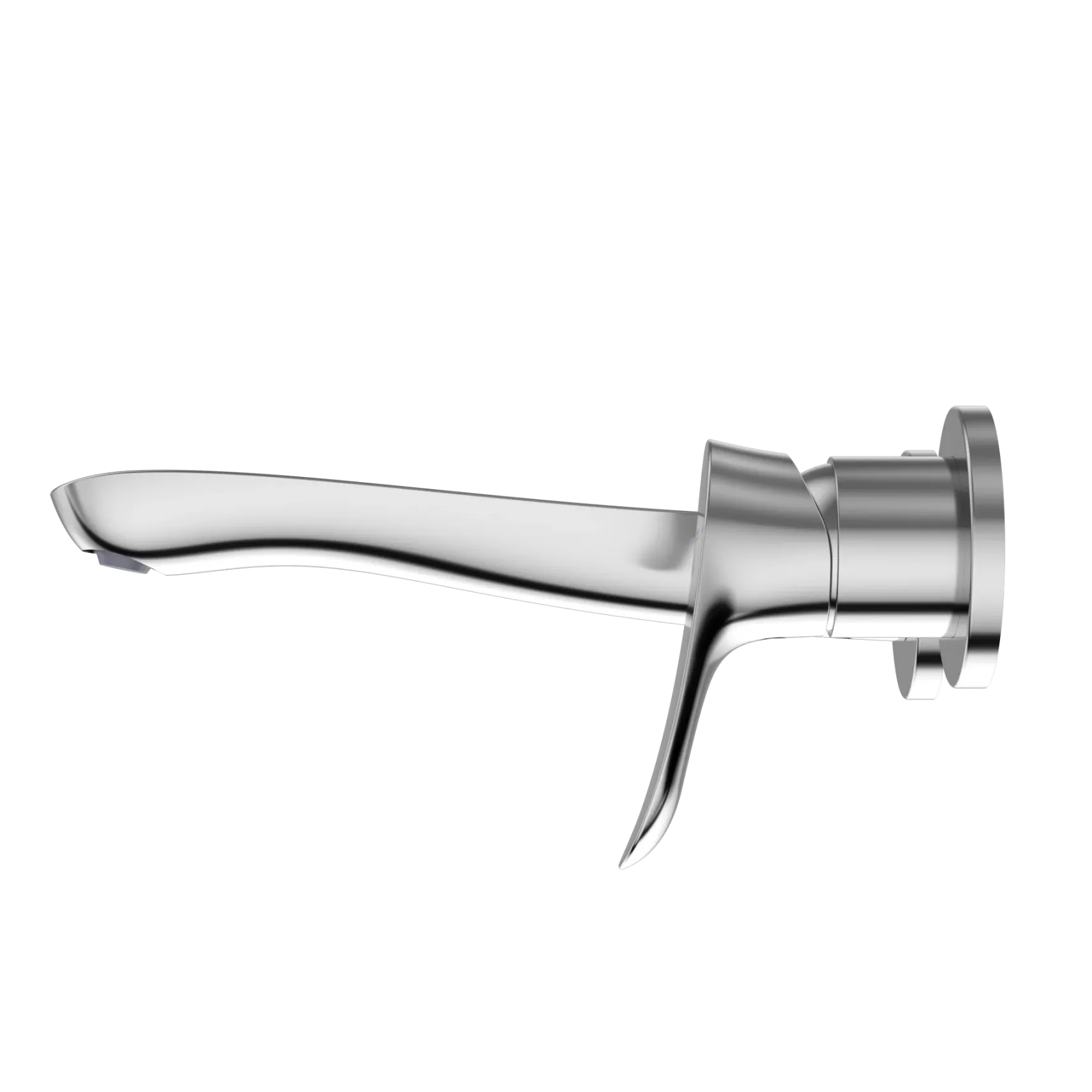 TOTO GO 1.2 GPM Wall-Mount Single-Handle L Bathroom Faucet with COMFORT GLIDE Technology, Polished Chrome, Brass, TLG01311UA#CP