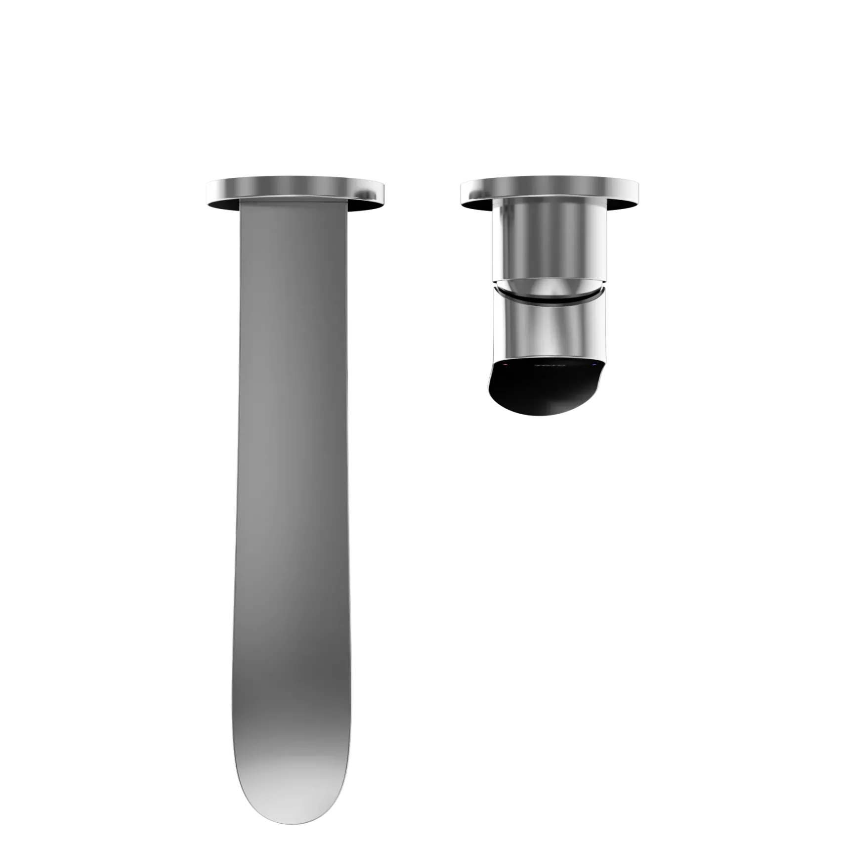 TOTO GO 1.2 GPM Wall-Mount Single-Handle L Bathroom Faucet with COMFORT GLIDE Technology, Polished Chrome, Brass, TLG01311UA#CP