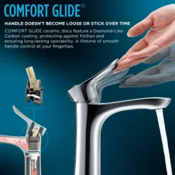 TOTO GO 1.2 GPM Wall-Mount Single-Handle L Bathroom Faucet with COMFORT GLIDE Technology, Brushed Nickel, Brass, TLG01311UA#BN