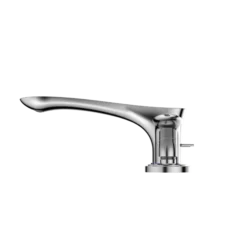 TOTO GO Two-Handle Deck-Mount Roman Tub Filler Trim with Handshower, Polished Chrome, Brass, TBG01202U#CP