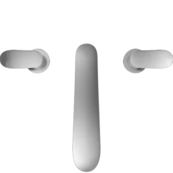 TOTO GO Two-Handle Deck-Mount Roman Tub Filler Trim, Polished Chrome, Brass, TBG01201U#CP