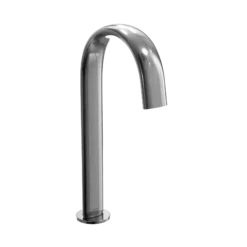 TOTO Gooseneck Vessel ECOPOWER 0.5 GPM Touchless Bathroom Faucet with Thermostatic Mixing Valve, 20 Second Continuous Flow, Polished Chrome, Brass, T24T53ET#CP