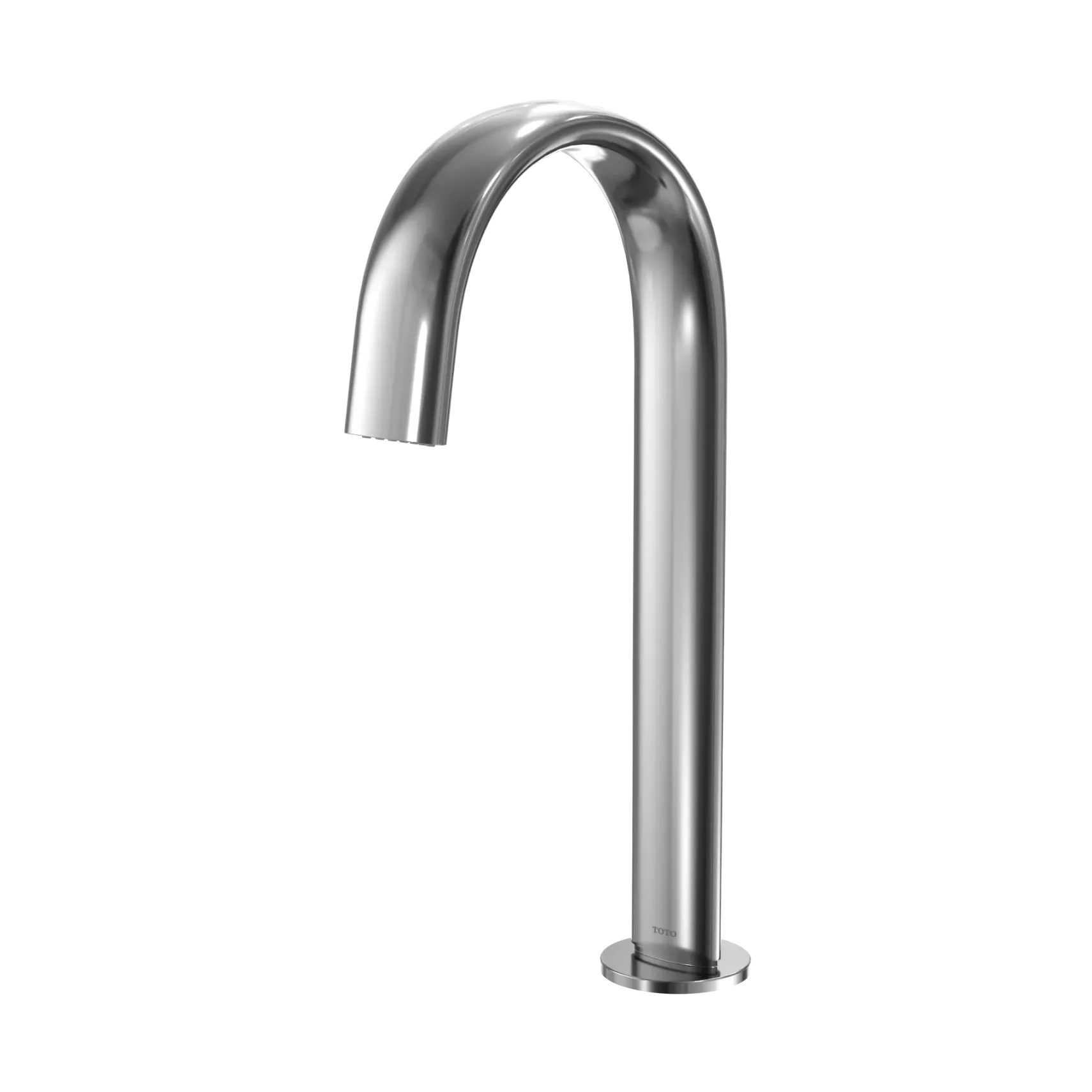 TOTO Gooseneck Vessel ECOPOWER or AC 0.35 GPM Touchless Bathroom Faucet Spout, 20 Second On-Demand Flow, Polished Chrome, Brass, TLE24003U2#CP