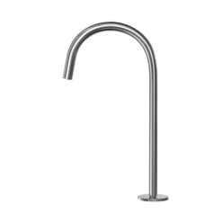 TOTO Gooseneck Vessel ECOPOWER or AC 0.35 GPM Touchless Bathroom Faucet Spout, 20 Second On-Demand Flow, Polished Chrome, Brass, TLE24003U2#CP
