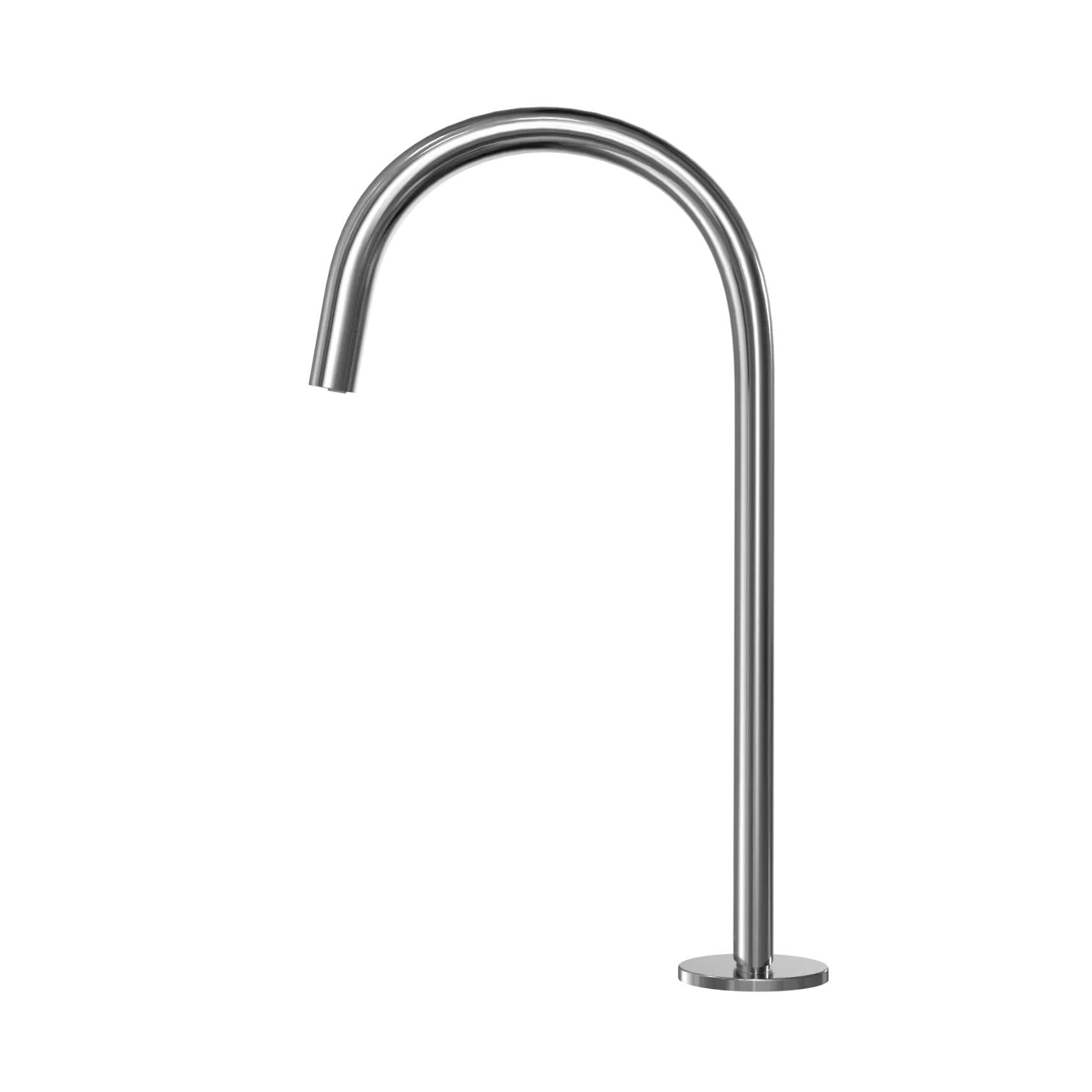 TOTO Gooseneck Vessel ECOPOWER or AC 0.35 GPM Touchless Bathroom Faucet Spout, 20 Second On-Demand Flow, Polished Chrome, Brass, TLE24003U2#CP