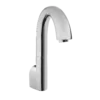 TOTO Gooseneck Wall-Mount ECOPOWER 0.35 GPM Electronic Touchless Sensor Bathroom Faucet, Polished Chrome, Brass, TEL163-D20E#CP