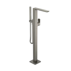 TOTO GR Single-Handle Freestanding Tub Filler Faucet with Handshower, Brushed Nickel, Brass, TBG02306U#BN