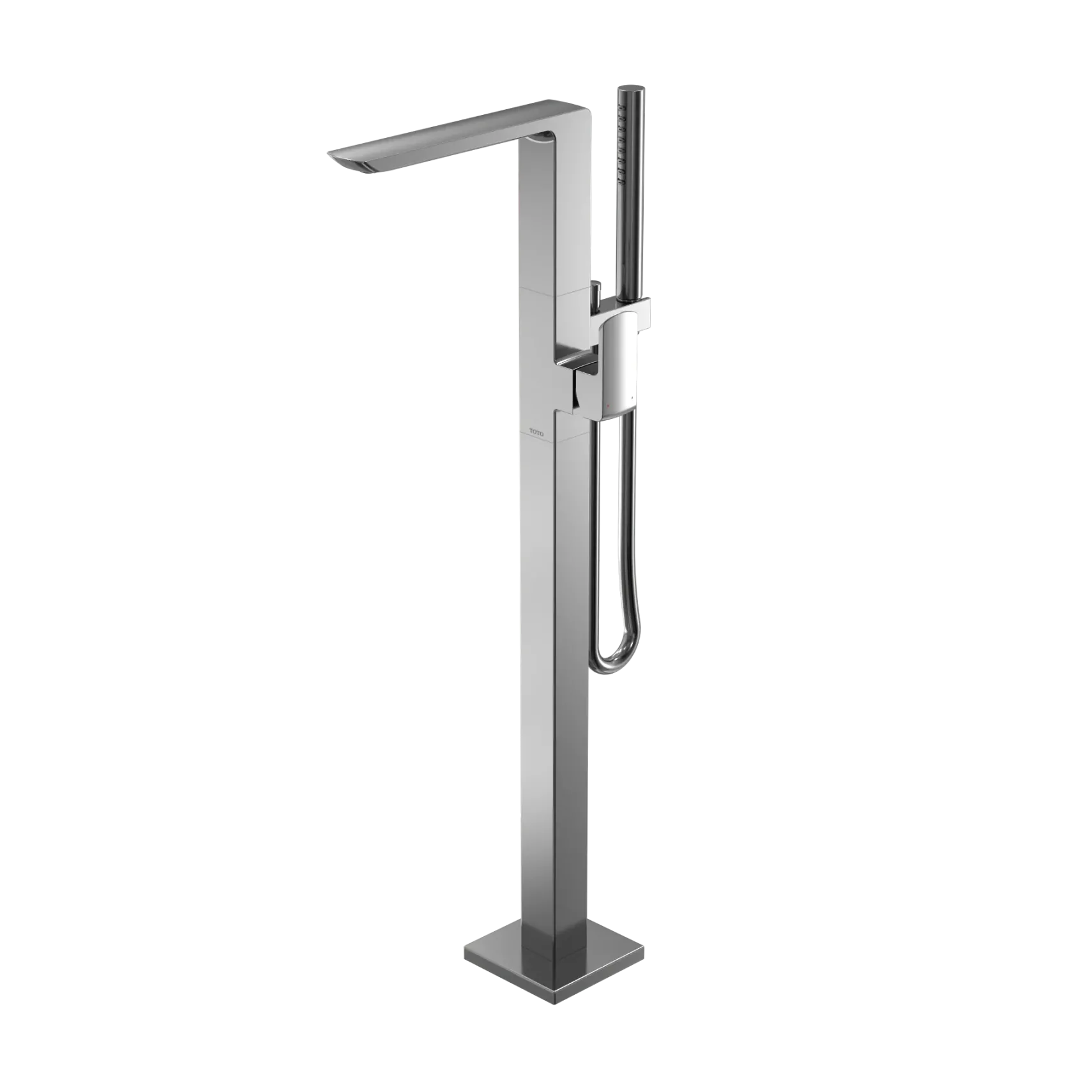 TOTO GR Single-Handle Freestanding Tub Filler Faucet with Handshower, Polished Chrome, Brass, TBG02306U#CP